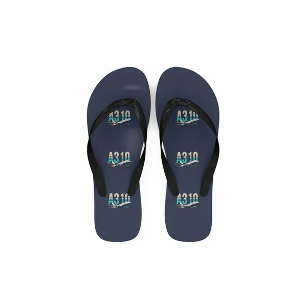 Airbus A310-300P2F - Slippers - Flip Flops - Original Pattern - Navy Blue