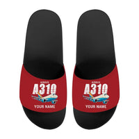 Thumbnail for Airbus A310-300P2F - Slippers - Sport - Cartoon + Name - Red