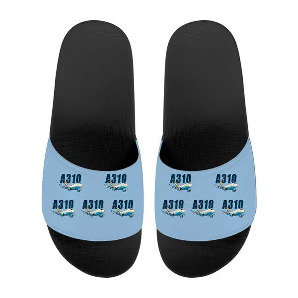 Airbus A310-300P2F - Slippers - Sport - Cartoon Pattern - Light Blue