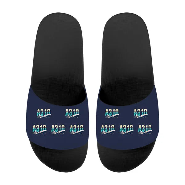Airbus A310-300P2F - Slippers - Sport - Original Pattern - Navy Blue