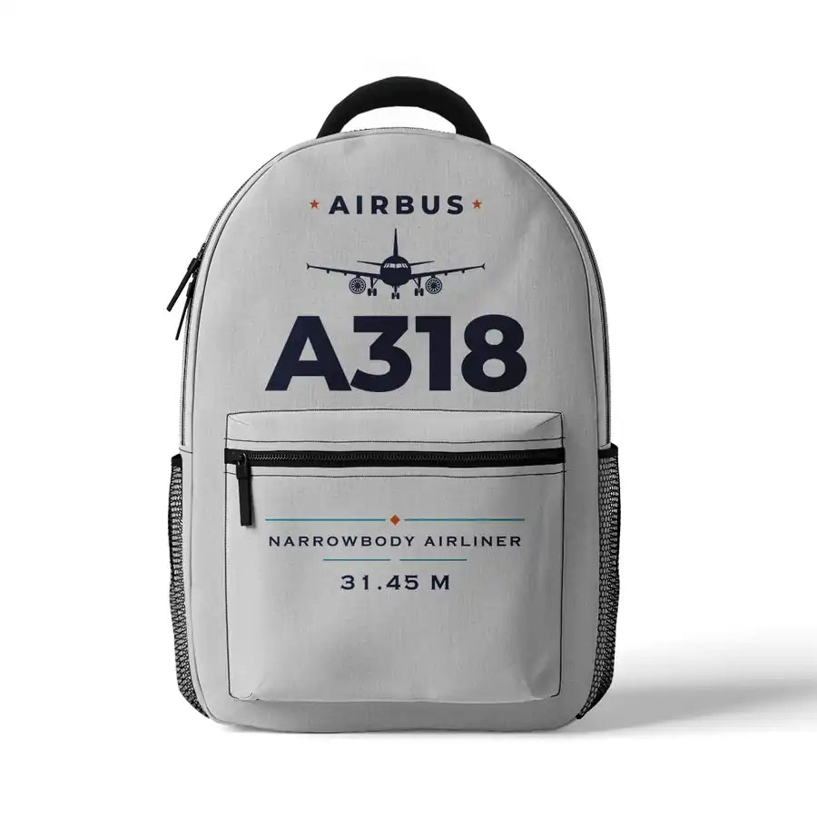 Airbus A318 - 3D Backpack - Heritage - White
