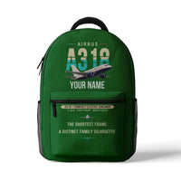 Thumbnail for Airbus A318 - 3D Backpack - Original + Name - Green