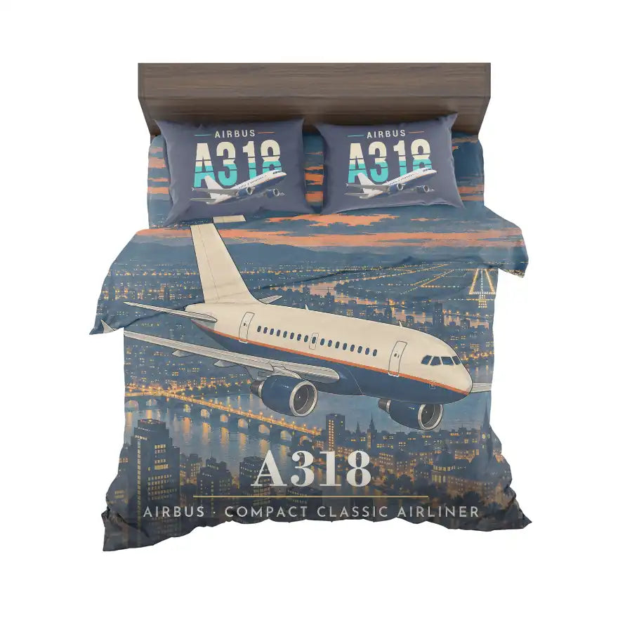 Airbus A318 - 3D - Bedding Set - Full Print