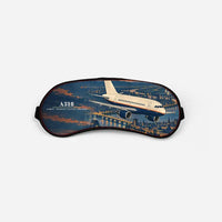 Thumbnail for Airbus A318 - 3D - Sleep Mask - Full Print