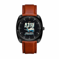 Thumbnail for Airbus A318 - Cartoon - Luxury Cushion - Black and Dark Brown Strap