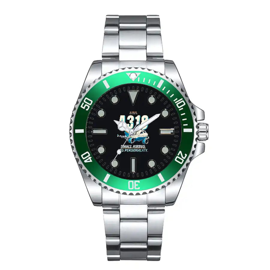 Airbus A318 - Cartoon - Premium Diver - Green