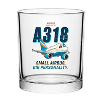 Thumbnail for Airbus A318 - Cartoon - Special Whiskey Glass