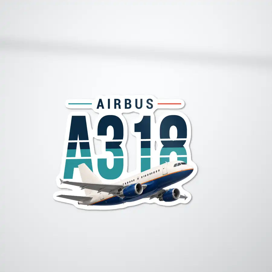 Airbus A318 - Original Die-Cut - Die-Cut - White Car