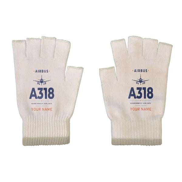 Airbus A318 - Gloves - Cut - Heritage + Name - Beige