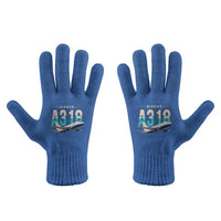 Thumbnail for Airbus A318 - Gloves - Full - Original - Blue