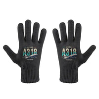Thumbnail for Airbus A318 - Gloves - Full - Original + Name - Black
