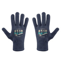 Thumbnail for Airbus A318 - Gloves - Full - Original + Name - Navy Blue