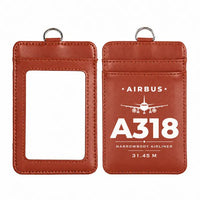 Thumbnail for Airbus A318 - Heritage - ID Card Holder - Light Brown