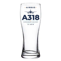 Thumbnail for Airbus A318 - Heritage - Pilsner Beer Glass