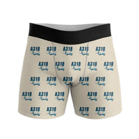 Thumbnail for Airbus A318 - Men Boxers - Cartoon Pattern - Beige