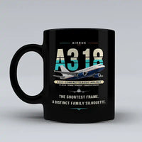 Thumbnail for Airbus A318 - Original - Mug - Black