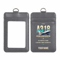 Thumbnail for Airbus A318 - Original - ID Card Holder - Gray + Name