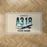 Thumbnail for Airbus A318 - Original + Name - Rectangle Carpet - Beige