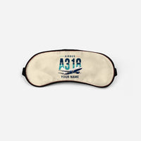 Thumbnail for Airbus A318 - Original + Name - Sleep Mask - Beige
