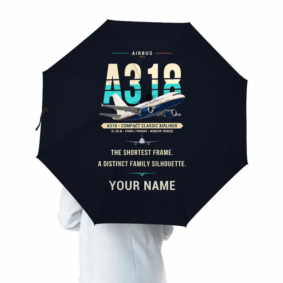 Airbus A318 - Original + Name - Umbrella
