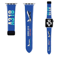 Thumbnail for Airbus A318 Apple Watch Bands - Blue (Magnetic Band) - Original + Name