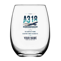 Thumbnail for Airbus A318 - Original + Name - Water & Drink Glass