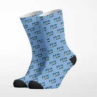 Thumbnail for Airbus A318 - Original - Socks - Sky Blue