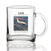 Thumbnail for Airbus A318 - Poster - Coffee & Tea Glass