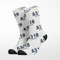 Thumbnail for Airbus A318 - Socks - White