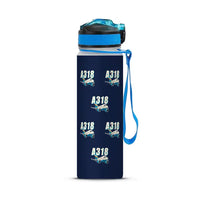 Thumbnail for Airbus A318 - Sports Kettle - Cartoon Pattern