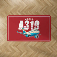 Thumbnail for Airbus A319ceo - Cartoon - Rectangle Carpet - Red