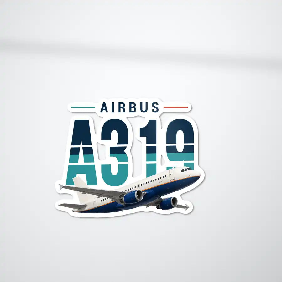 Airbus A319ceo - Original Die-Cut - Die-Cut - White Car