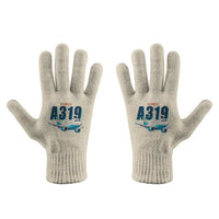 Thumbnail for Airbus A319ceo - Gloves - Full - Cartoon - Beige