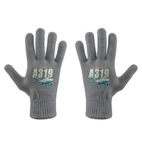 Thumbnail for Airbus A319ceo - Gloves - Full - Cartoon - Gray