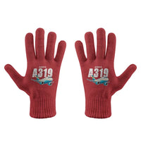 Thumbnail for Airbus A319ceo - Gloves - Full - Cartoon - Red