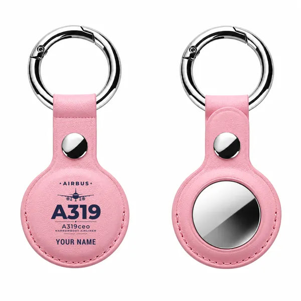 Airbus A319ceo - Heritage + Name - AirTag Case - Pink