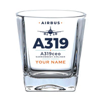 Thumbnail for Airbus A319ceo - Heritage + Name - Whiskey Glass