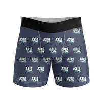 Thumbnail for Airbus A319ceo - Men Boxers - Cartoon Pattern - Navy Blue