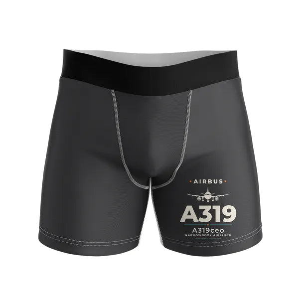 Airbus A319ceo - Men Boxers - Heritage - Black