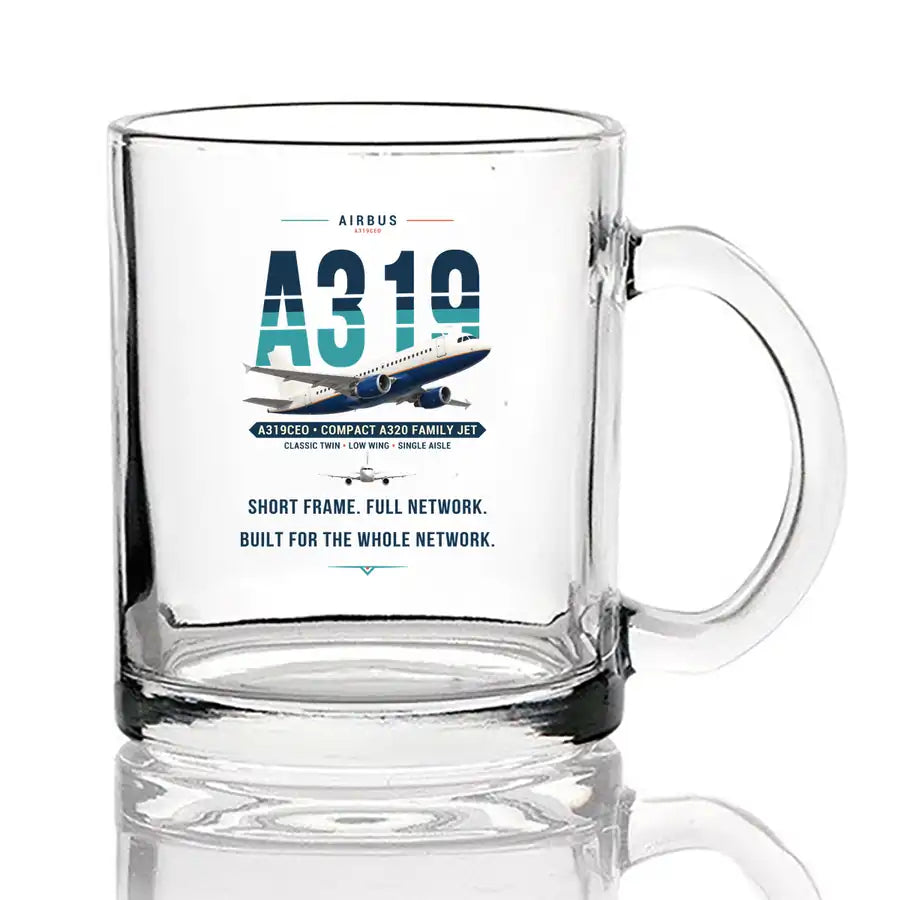 Airbus A319ceo - Original - Coffee & Tea Glass