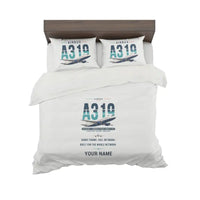 Thumbnail for Airbus A319ceo - Original + Name - Bedding Set - White