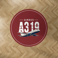Thumbnail for Airbus A319ceo - Original - Round Carpet - Dark Red