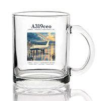 Thumbnail for Airbus A319ceo - Poster - Coffee & Tea Glass