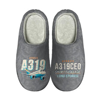 Thumbnail for Airbus A319ceo - Slippers - Cotton - Cartoon - Gray