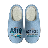 Thumbnail for Airbus A319ceo - Slippers - Cotton - Cartoon - Light Blue