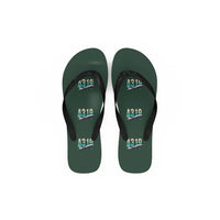Thumbnail for Airbus A319ceo - Slippers - Flip Flops - Original Pattern - Dark Green