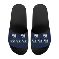 Thumbnail for Airbus A319ceo - Slippers - Sport - Cartoon Pattern - Navy Blue
