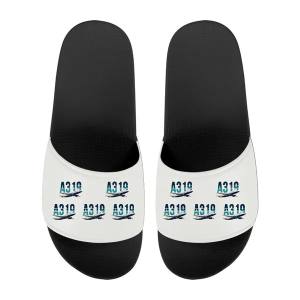 Airbus A319ceo - Slippers - Sport - Original Pattern - White