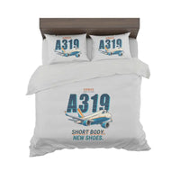 Thumbnail for Airbus A319neo - Cartoon - Bedding Set - Light Gray
