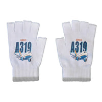 Thumbnail for Airbus A319neo - Gloves - Cut - Cartoon - Light Gray